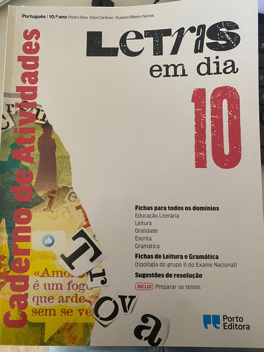 Caderno de atividades de Português 10°ano