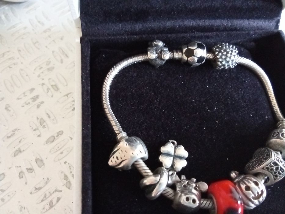 Bransoletka Pandora, 9 charmsów