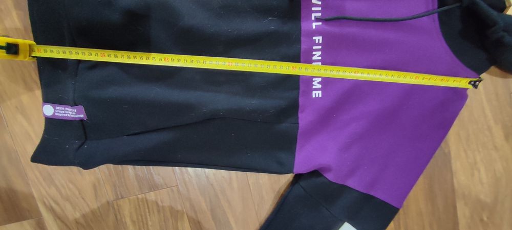 Bluza z kapturem Cropp rozm L wymiary na fotkach