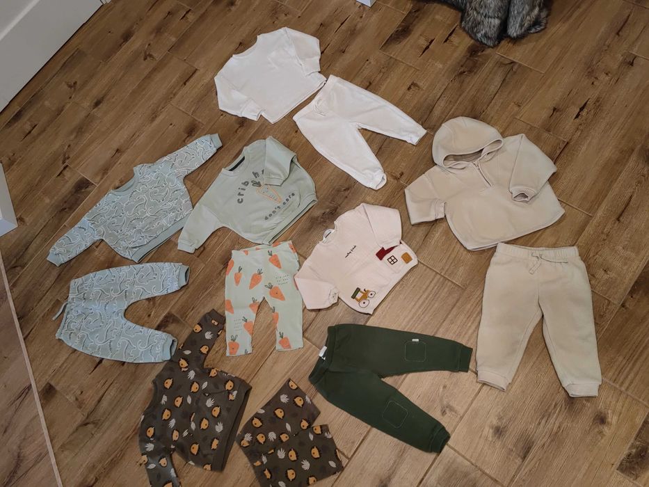 лот одягу 68/92 пакет речей для хлопчика костюмчик бодики Zara куртка