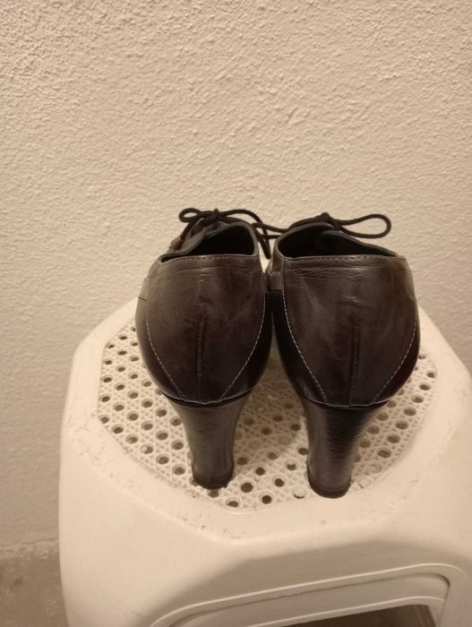Botins de pele senhora