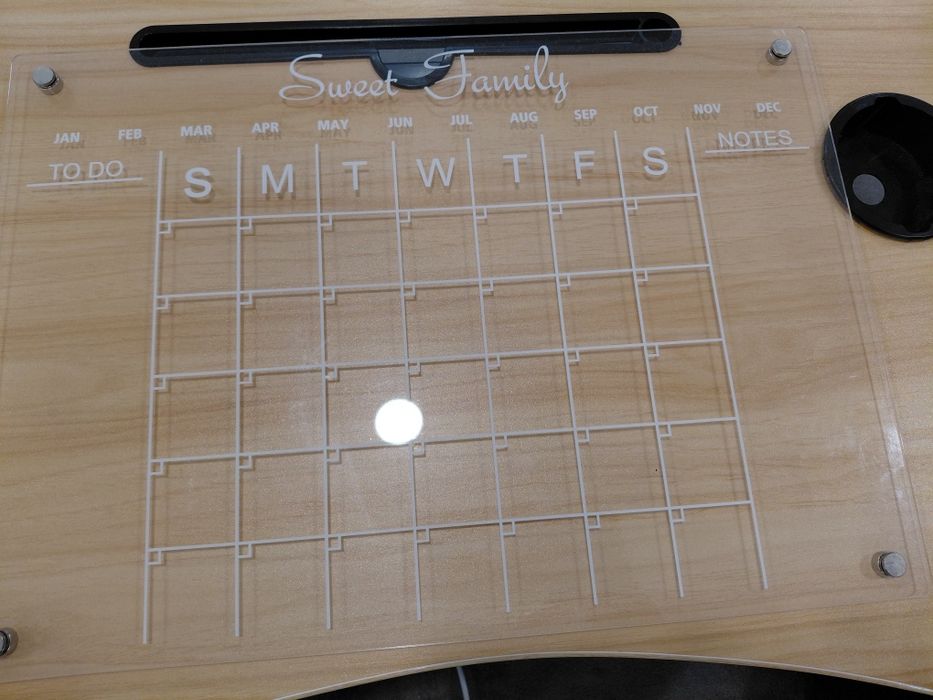Calendário para frigorífico