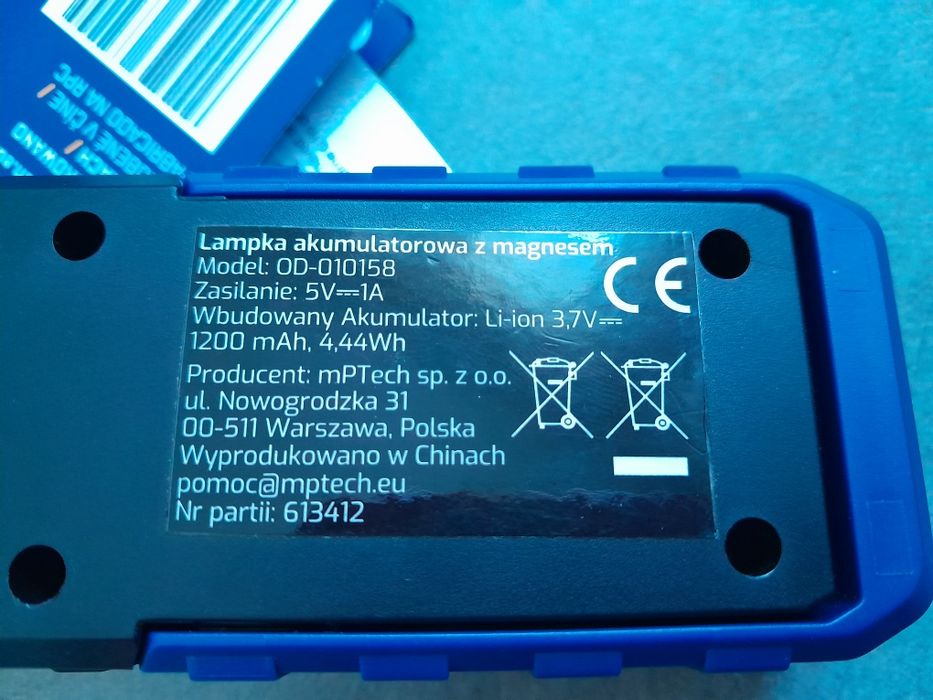 Samochodowa latarka LED Niteo magnes