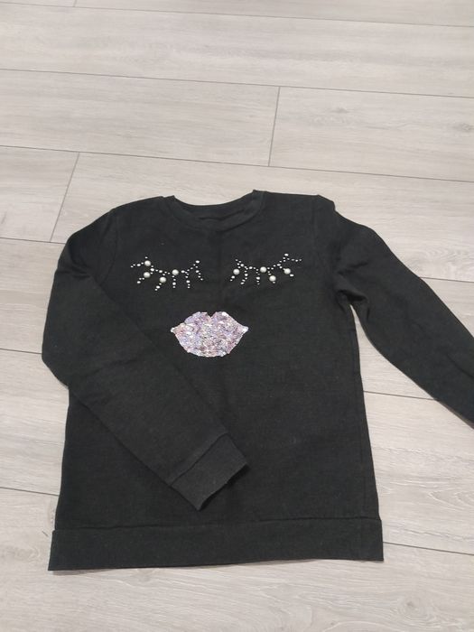 Czarna bluza c&a