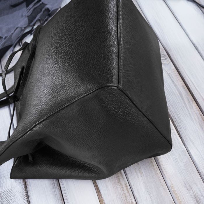 torba shopper skórzana damska na ramię paolo peruzzi in-64-bl