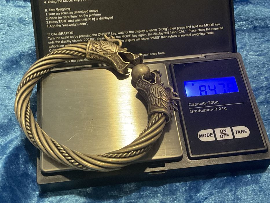 Pulseira banho prata do Tibet  dragões ,anúncios abaixo
