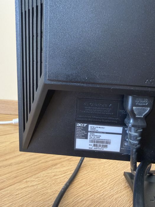 Продам монітор Acer V223W, 22”
