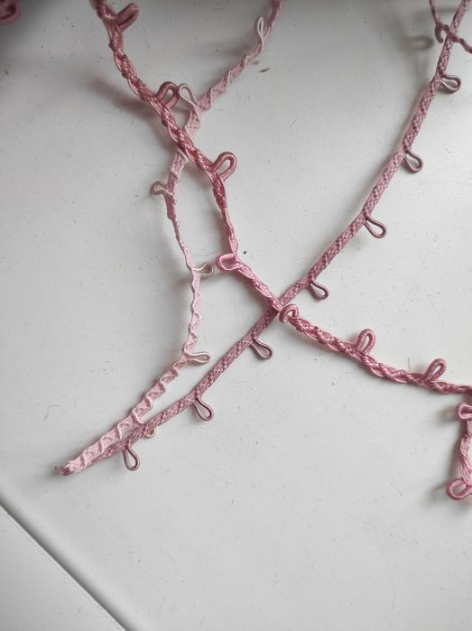 Taśma pętelkowa różowa