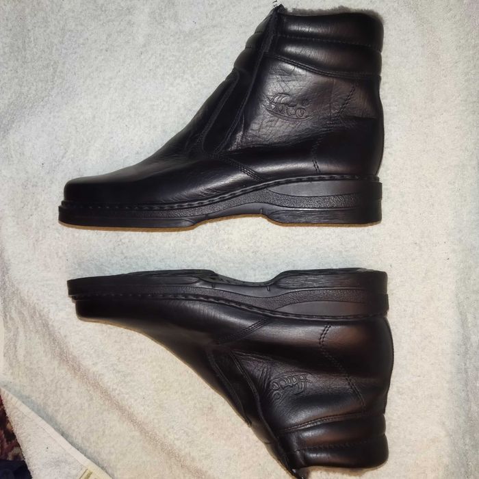 Польские кожаные мужские ботинки на меху. 48 размер. Новые. Arco