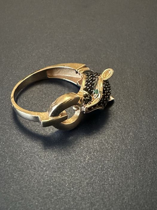 Каблучка Cartier пантера