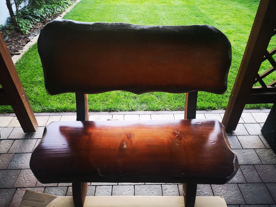 Ławki ogrodowe stan idealny 2 sztuki