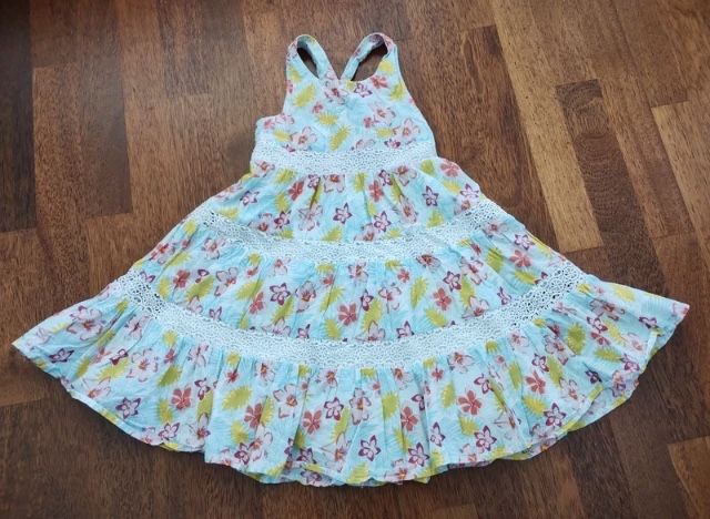 Mega zestaw markowych ubranek dla dziewczynki 98-110 cm