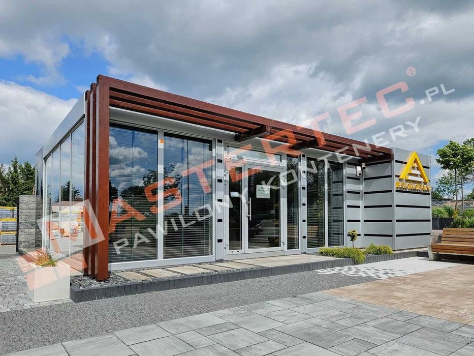 Nowoczesny Pawilon Handlowy Kontener Biurowy mastertec.pl