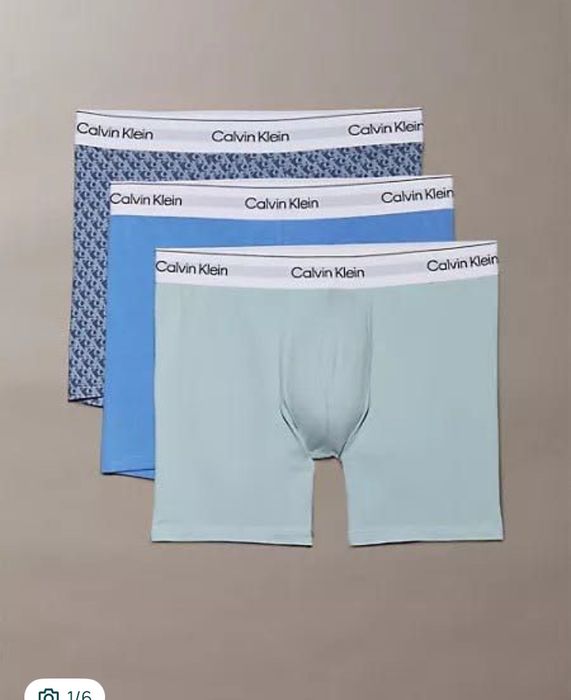 Чоловіча білизна Calvin Klein боксери упаковка 3 штук розмір S