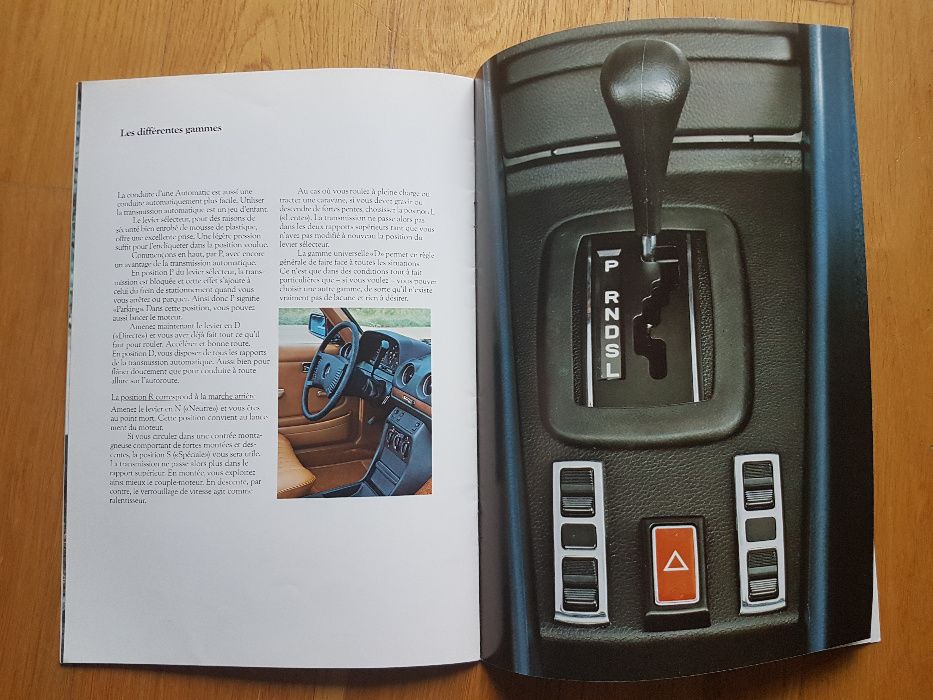 MERCEDES automatic, język francuski rok 1978