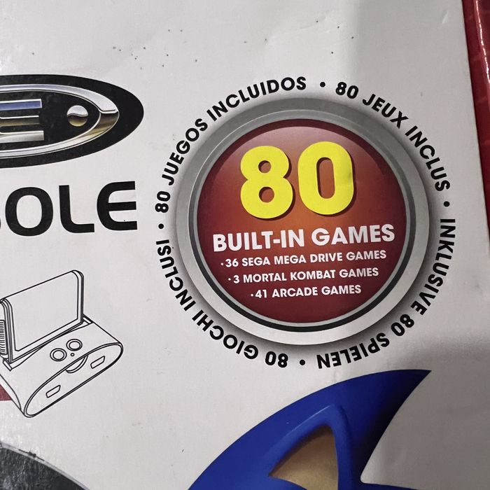 Consola Sega Mega Drive Classic Game Console 80 jogos
