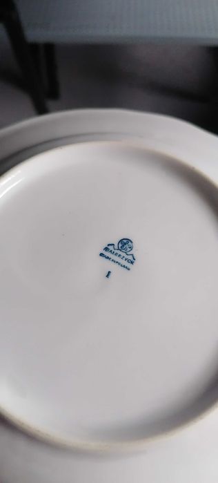 Talerz porcelanowy - Wałbrzych PRL