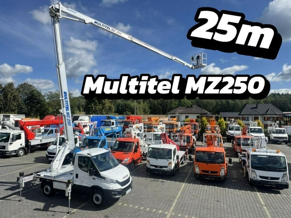 Iveco Daily 35S14  Podnośnik Koszowy Multitel MZ 250 Zwyżka UDT MX Versalift Ruthmann P7
