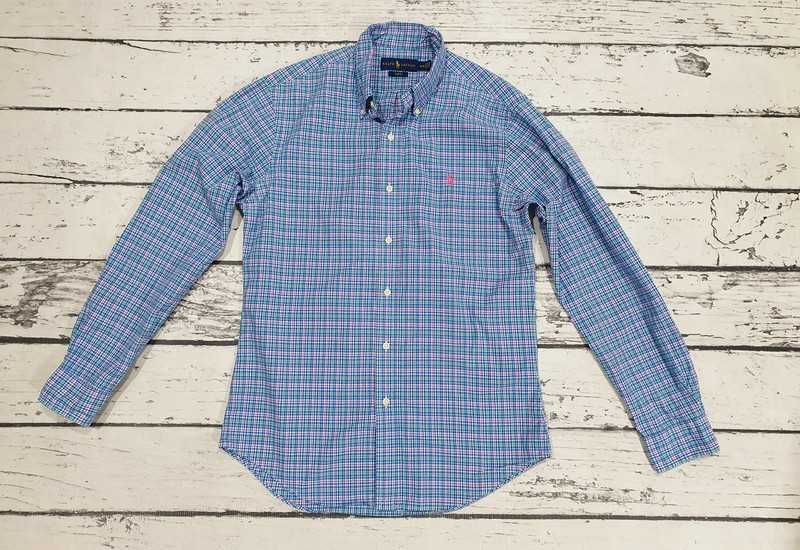 Ralph Lauren * slim fit * koszula * kratka * męska * idealna * M