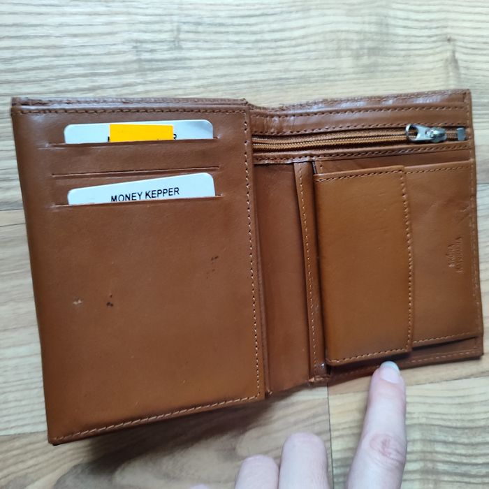 Portfel męski ze skóry naturalnej