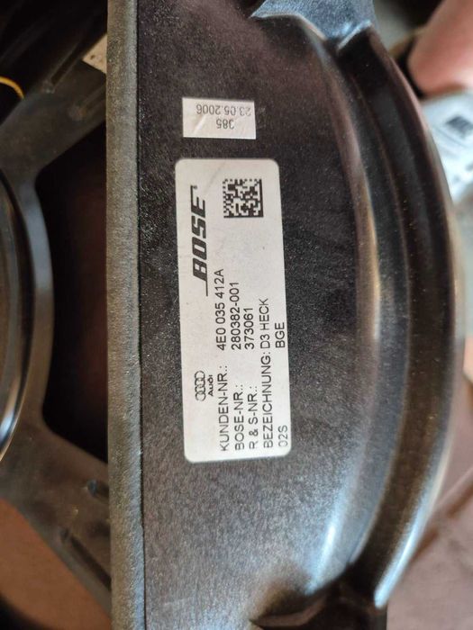 підсилювач Bose  Audi A8 D3 2002–2009 4e0 910 223 p