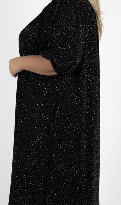 Womanary cudna błyszcząca hiszpanka cyrkonie blink brokat xxxl 50 52