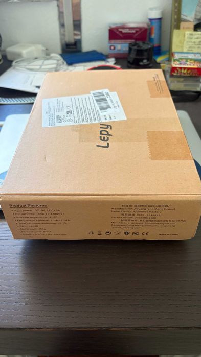 Amplificador 90W Lepy LP-168plus HiFi Bluetooth