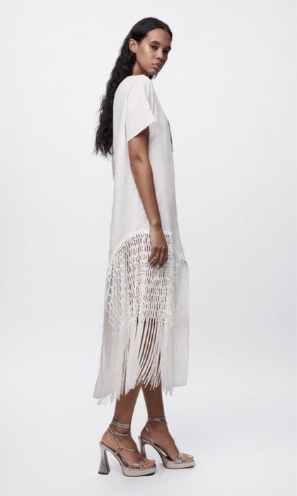 Сукня ZARA xs s льон
