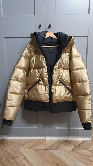 Damska kurtka narciarska CRIVIT – złota, rozmiar L (44–46)