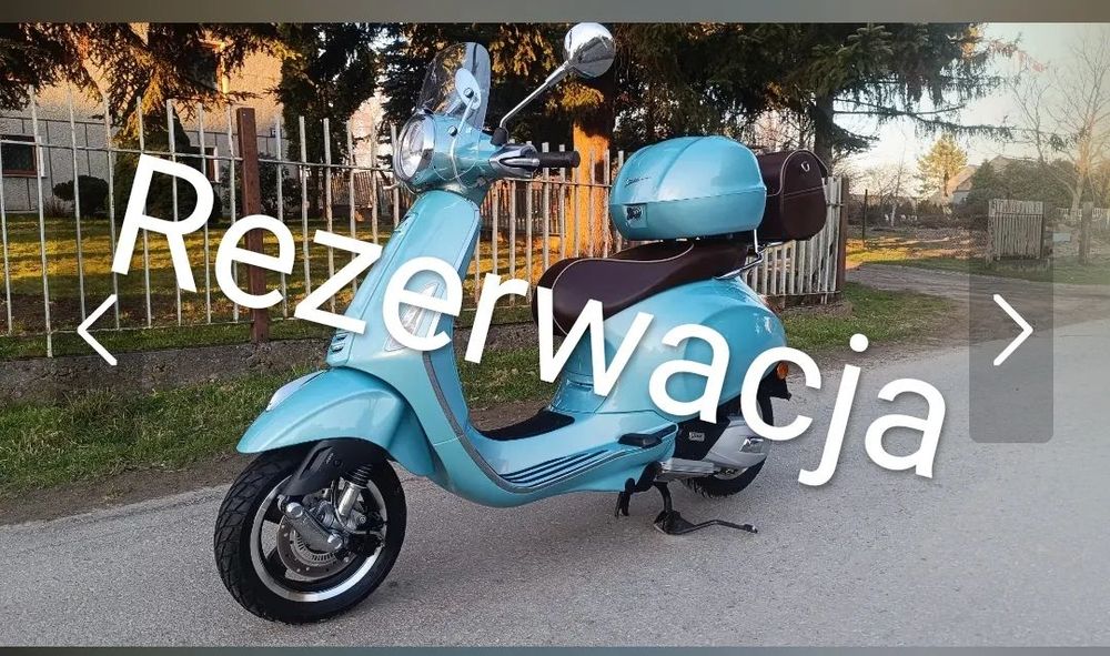 Piaggio Vespa primavera 125 PIĘKNA 100% oryginalna, jak nowa,wersja 70-lecie POLECAM