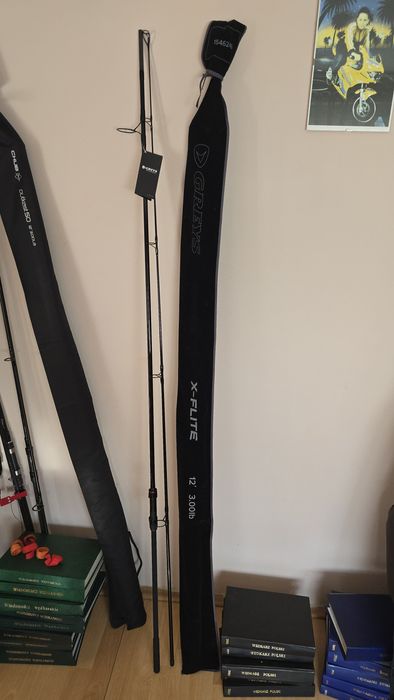 Wędziska  Greys X-flite 12 ft, 3.0 lb, nowe. Przelotka 50 mm.