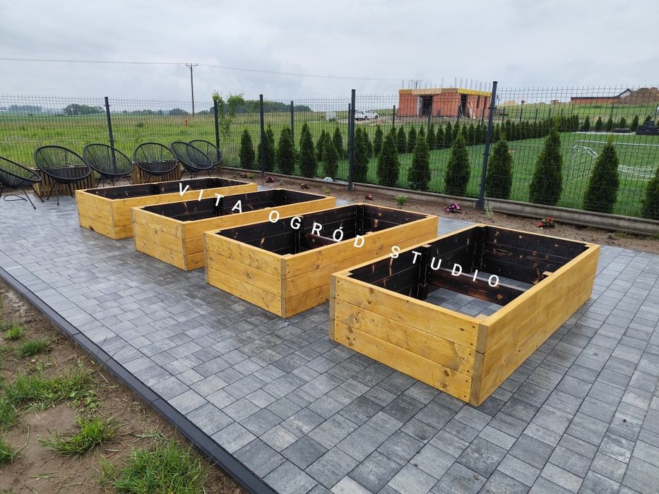 Podwyższone grządki gr. 4,5cm! Warzywnik, inspekt. PREMIUM!