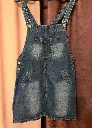 джинсовий сарафан