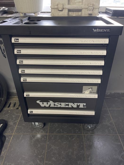 Wózek narzędziowy wisent jak nowy komplet