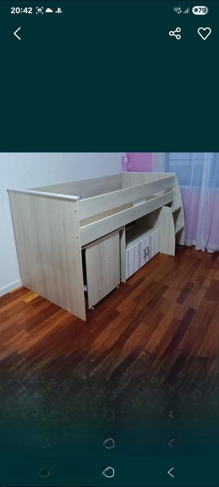 Cama juvenil vendo por falta de uso