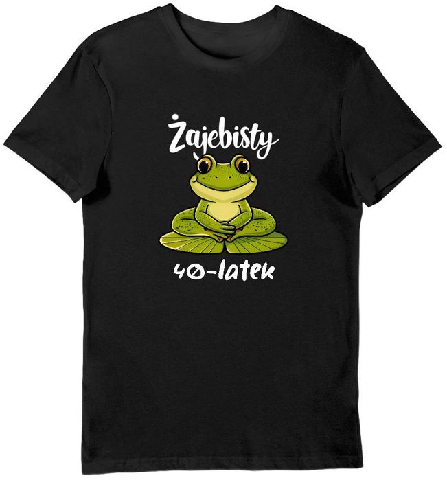 Koszulka męska żajebisty 40 latek 40 urodziny prezent śmieszny M