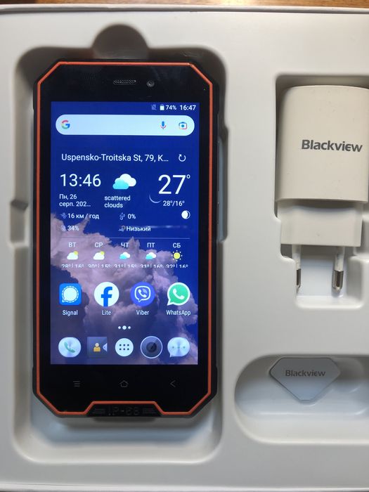 Продам захищений телефон Blackview BV 4000 Pro
