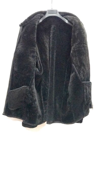 Натуральна чоловіча дублянка з овчини. Розмір L