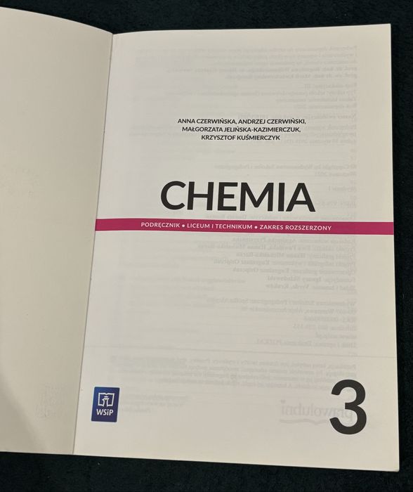 Podrecznik chemia 3 zakres rozszerzony
