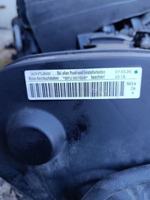 Двигун 2.0 tfsi маркуванняBPJ по запчастинах