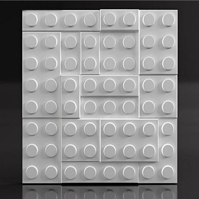 Форма для 3d панелей "Lego" 50*50 см