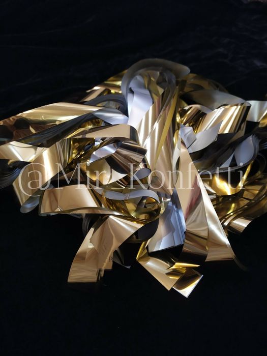 Бумага, лента для бумажного шоу. Конфетти.