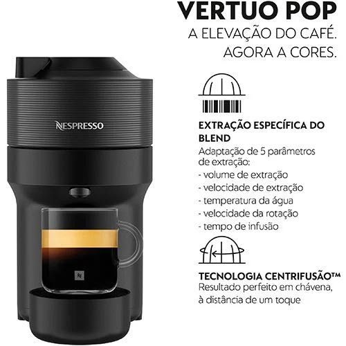 NOVO - Máquina café Nespresso Vertuo Pop - Black