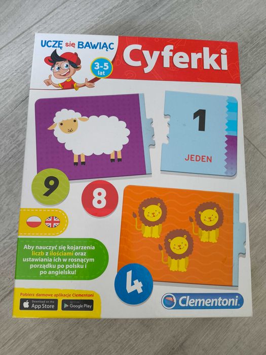 Cyferki Clementoni Uczę się Bawiąc