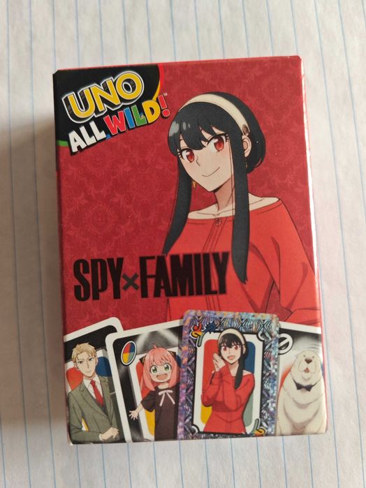 Jogo UNO All Wild SpyxFamily_NOVO