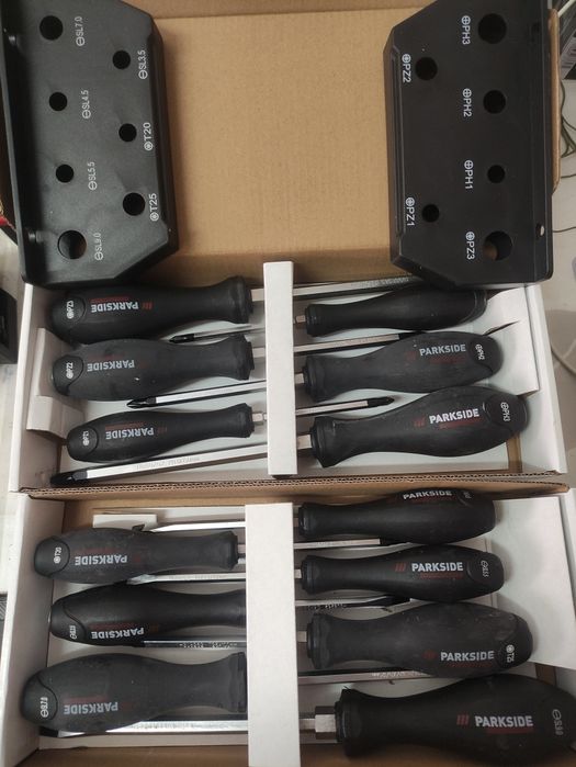 Conjunto de chaves de fenda Parkside Performance e Bits