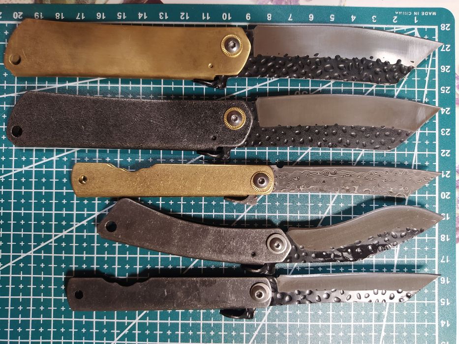 Хігонокамі японський традиційний складний ніж, higonokami Damascus Japanese national, хигоноками японский складной нож
