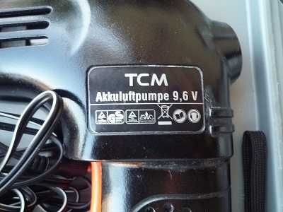 Akumulatorowa pompka-kompresor TCM 9,6 V