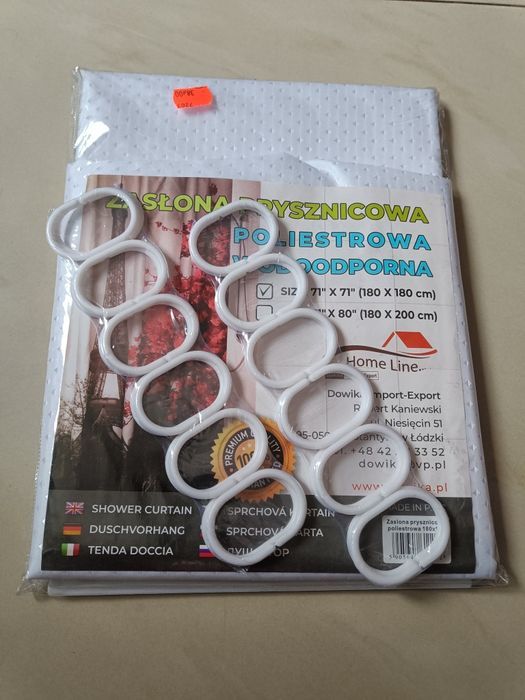 Sprzedam zasłonę prysznicową