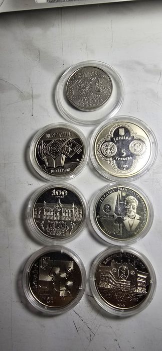 Монеты Украины незильбер